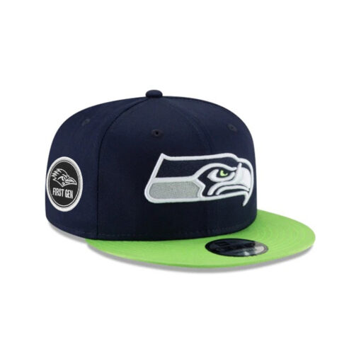 Seattle Seahawks Two-Tone Logo Snapback Cap