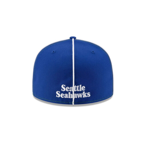 Seattle Seahawks Two-Tone Pinwheel Fitted Hat